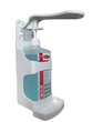 Локтевой дозатор 1Л для дезинфекции рук с мыльницей для жидкого мыла с емкостью