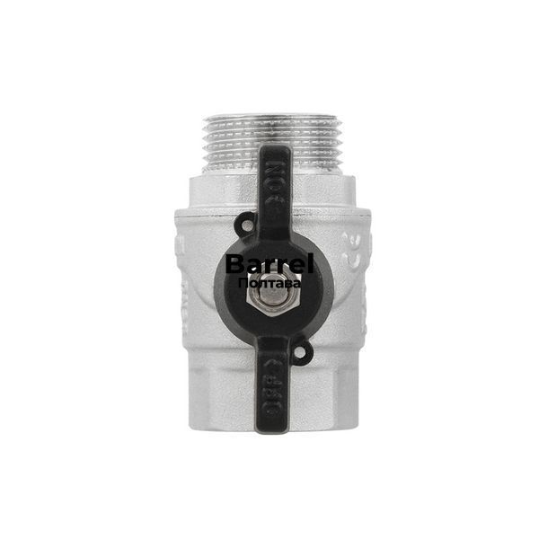 Кран кульовий Raftec BLACK PN40 ЗВ 1" метелик DRB31 51260 фото