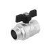 Кран кульовий Raftec BLACK PN40 ЗВ 1" метелик DRB31 51260 фото 1