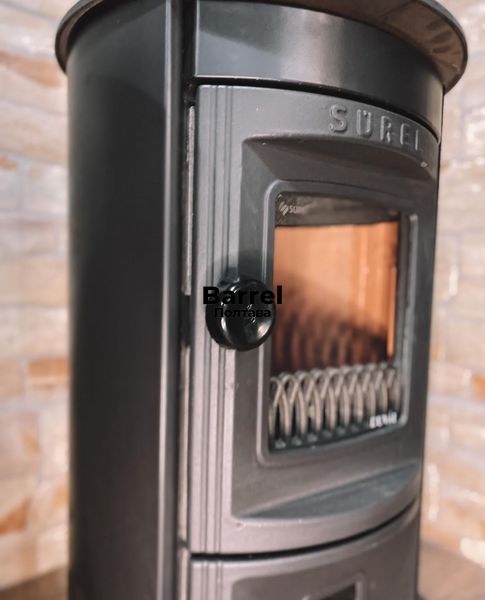 Duval EM-5127BL (Бесплатная доставка) (BLACK EDITION) Турбо печь-камин. Отопление, приготовление еды+Подарок