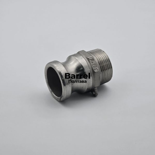 Камлок тип F125 1 1/4&Prime; AISI 316 &ndash; штуцер із зовнішньою різьбою (Camlock) 502552020 фото