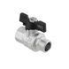 Кран кульовий Raftec BLACK PN40 ЗВ 1/2" метелик DRB11 39499 фото 2