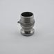 Камлок тип F125 1 1/4&Prime; AISI 316 &ndash; штуцер із зовнішньою різьбою (Camlock) 502552020 фото 1