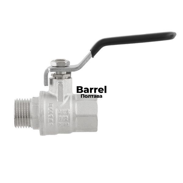 Кран кульовий Raftec BLACK PN40 ЗВ 1/2" ручка DRH11 50402 фото