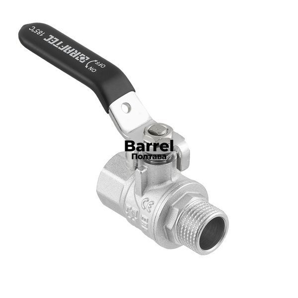 Кран кульовий Raftec BLACK PN40 ЗВ 1/2" ручка DRH11 50402 фото