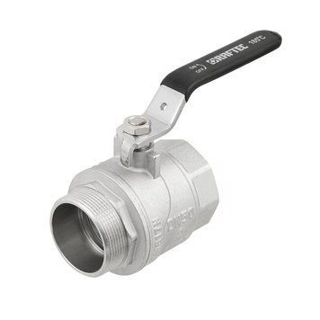 Кран кульовий Raftec BLACK PN40 ЗВ 2" ручка DRH61 43579 фото