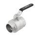 Кран кульовий Raftec BLACK PN40 ЗВ 2" ручка DRH61 43579 фото 1