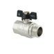 Кран кульовий Raftec BLACK PN40 ЗВ 3/4" метелик DRB21 50230 фото 1