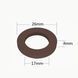 Ущільнювач Camlock 1/2&Prime; (26&times;17&times;4 мм) фторкаучук Viton (FKM) 800106 фото 2