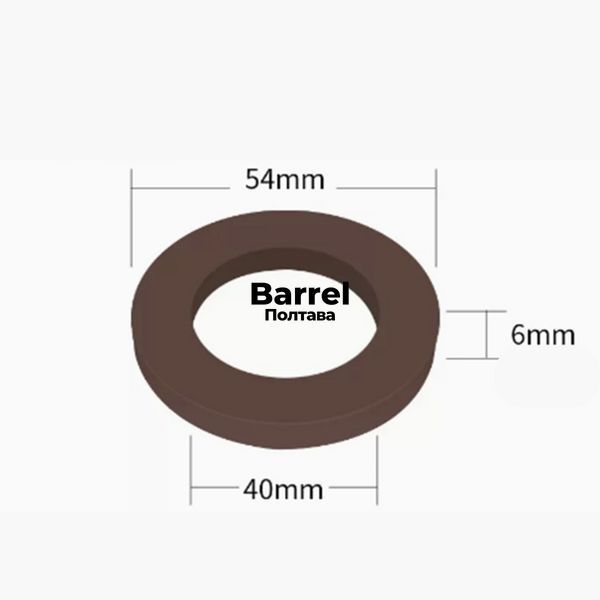 Ущільнювач Camlock 1 1/2&Prime; (54&times;40&times;6 мм) фторкаучук Viton (FKM) 800102 фото