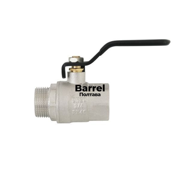 Кран кульовий Raftec BLACK PN20 ЗВ 3/4" ручка DRH21 51212 фото