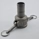 Камлок тип C125 1 1/4&Prime; AISI 316 &ndash; муфта з хвостовиком &laquo;ялинка&raquo; &Oslash;32 мм (Camlock) 502222020 фото 1