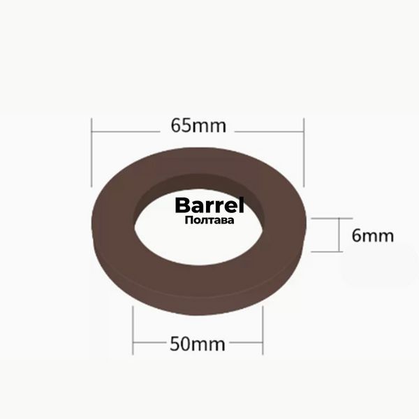 Ущільнювач Camlock 2&Prime; (65&times;50&times;6,5 мм) фторкаучук Viton (FKM) 800101 фото