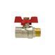 Кран кульовий Raftec RED PN40 ЗВ 1/2" метелик CBB-011 51178 фото 2