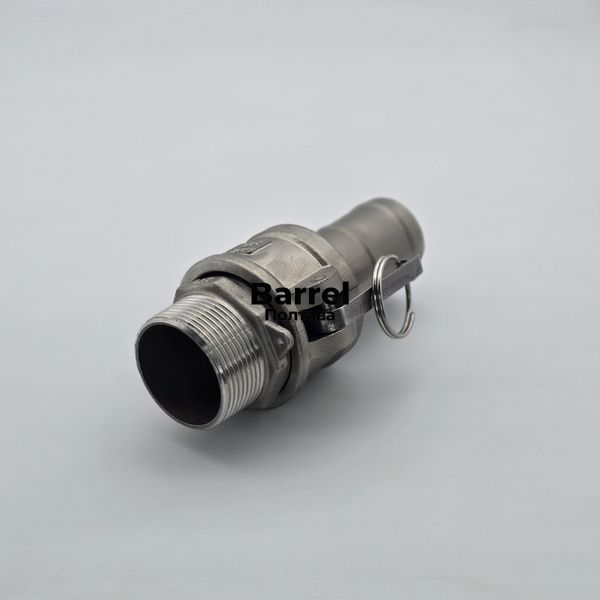 Комплект Camlock F+C 1 1/2&rdquo; AISI 316 &ndash; штуцер из наружн. резьбой + муфта с елкой &Oslash;38 мм 60252024 фото