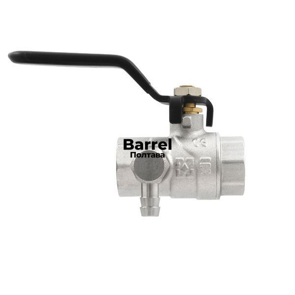 Кран кульовий з дренажем Raftec BLACK DN15 1/2" ВВ WDRH01 90005 фото