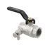 Кран кульовий з дренажем Raftec BLACK DN20 3/4" ВВ WDRH02 90006 фото 1