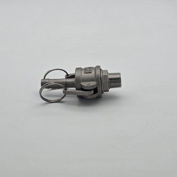 Комплект Camlock F+C 1/2&Prime; AISI 316 &ndash; штуцер из наруж. резьбой + муфта с елкой &Oslash;13 мм 60252008 фото