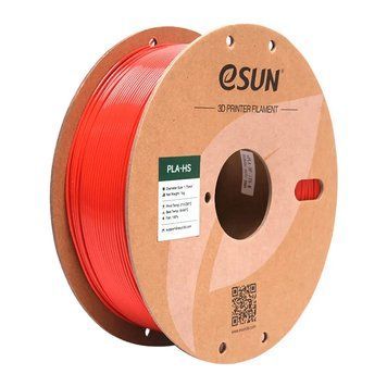 Філамент (пластик) ePLA-HS 1.75 мм для 3D-принтера, червоний, 1 кг Filament 3D eSUN RED D00011 фото