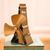 Каминный вентилятор "Эйфелева башня" на тепловой энергии для каминов, топок, печок и буржуек золотистого цвета 7897 фото