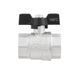 Кран кульовий Raftec BLACK PN40 ВВ 1" ручка DRB3 51389 фото 5