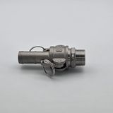 Комплект Camlock F+C 1&Prime; AISI 316 &ndash; штуцер із зовн. різьбою + муфта з ялинкою &Oslash;25 мм 60252016 фото