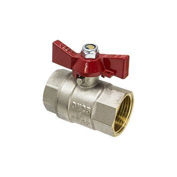 Кран кульовий ЭКО PN20 ВВ 1 "EKB-03 метелик 47651 фото
