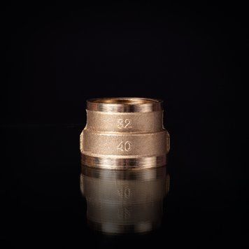 Муфта латунна редукційна Lexline 1 1/4&Prime; ВР&times;1 1/2&Prime; ВР (Dn 32&times;40) 511315 фото