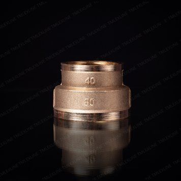 Муфта латунна редукційна Lexline 1 1/2&Prime; ВР&times;2&Prime; ВР (Dn 40&times;50) 511316 фото