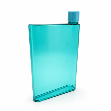 Плоска пляшка 420 мл для води Memobottle A5 Зелена 5065 фото