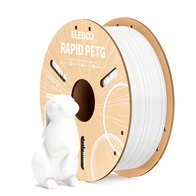 Пластик-нитка RAPID PETG 1.75 мм 1 кг для 3D друку ELEGOO Filament білий D00007 фото