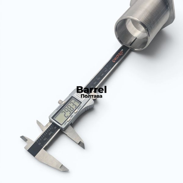 Врезка в бак для КАС AISI 316, 2" ВР (внутренняя резьба), длинная, с гайкой и прокладкой 634 фото