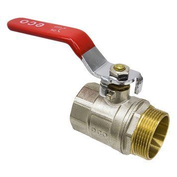 Кран кульовий ЭКО PN20 ЗВ 1 1/2" EKH-51 ручка 28450 фото
