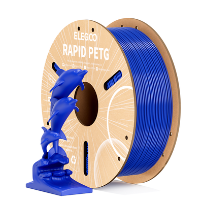 Пластик-нить RAPID PETG 1.75 мм 1 кг для 3D печати ELEGOO Filament синий D00008 фото