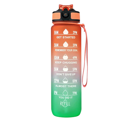 Спортивная бутылка для воды с таймером D-Orange 5008 фото