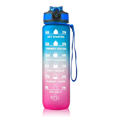 Спортивная бутылка для воды с таймером D-Blue 5010 фото