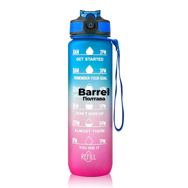 Спортивна пляшка для води з таймером D-Blue 5010 фото