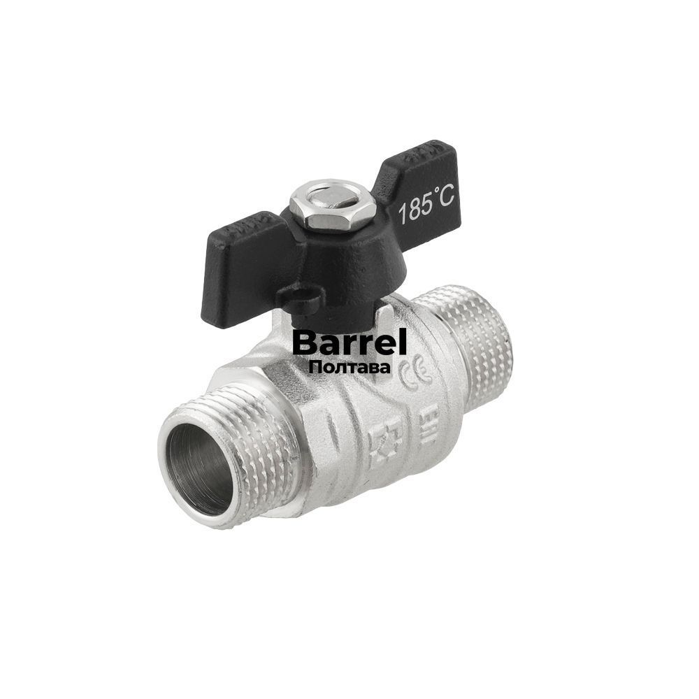 Купить Кран кульовий Raftec BLACK DN15 ЗЗ 1/2'' метелик DRB1111