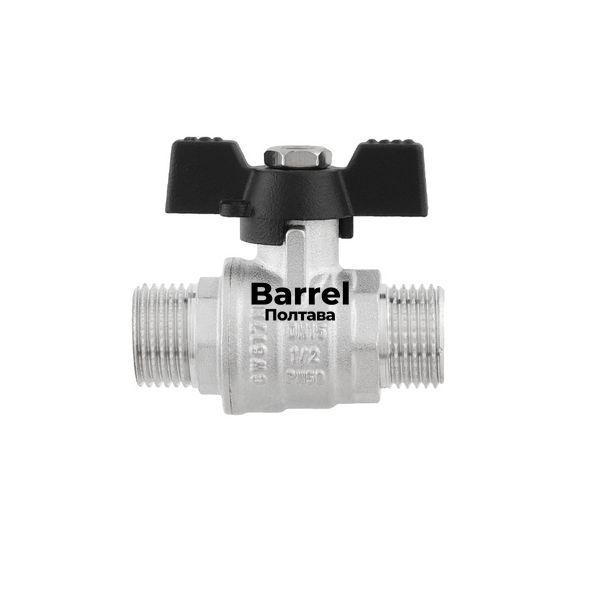 Кран кульовий Raftec BLACK DN15 ЗЗ 1/2&rsquo;&rsquo; метелик DRB1111 67749 фото