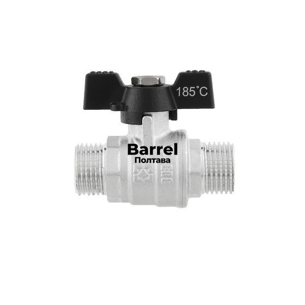 Кран кульовий Raftec BLACK DN15 ЗЗ 1/2&rsquo;&rsquo; метелик DRB1111 67749 фото