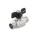 Кран кульовий Raftec BLACK DN15 ЗЗ 1/2&rsquo;&rsquo; метелик DRB1111 67749 фото 1