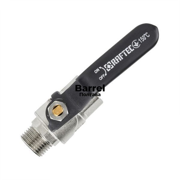 Кран кульовий ЗР-ВР 3/4" RAFTEC BLACK DDRH21 DDRH21 фото
