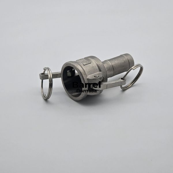 Камлок тип C075 3/4&Prime; AISI 316 &ndash; муфта з хвостовиком &laquo;ялинка&raquo; &Oslash;19 мм (Camlock) 502222012 фото