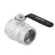 Кран кульовий Raftec BLACK PN16 ВВ 2" ручка DRH6 43592 фото 4