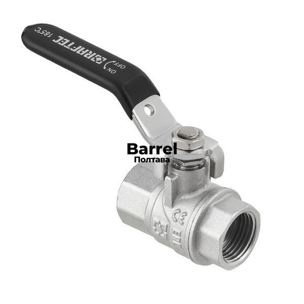 Кран кульовий Raftec BLACK PN40 ВВ 1/2" ручка DRH1 50620 фото