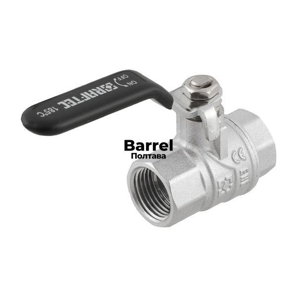 Кран кульовий Raftec BLACK PN40 ВВ 1/2" ручка DRH1 50620 фото