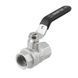 Кран кульовий Raftec BLACK PN40 ВВ 1/2" ручка DRH1 50620 фото 1