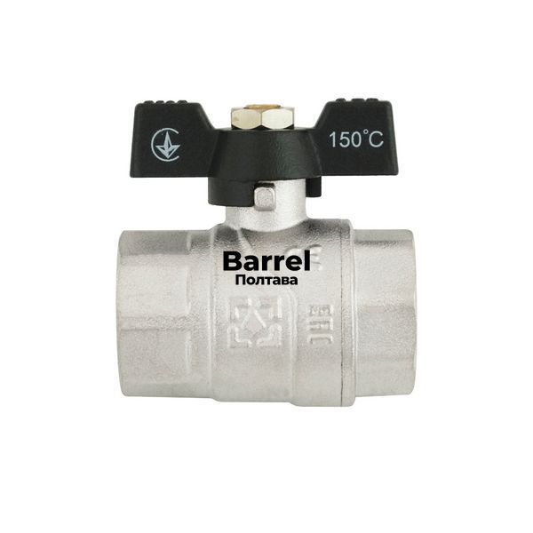 Кран кульовий Raftec BLACK PN40 ВВ 3/4" метелик DRB2 50809 фото