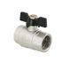 Кран кульовий Raftec BLACK PN40 ВВ 3/4" метелик DRB2 50809 фото 1