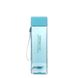 Пляшка для води 500 мл пластикова квадратна блакитна